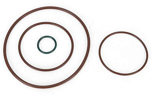 Aramox 06D145100E 06D145117 vakuumpumpensatz Dichtungs-O-Ringe, Dichtungssatz für Auto-Vakuumpumpe O-Ringe-Set 06D145100H Passend für GLI 2005-2008.5 2.0t FSI