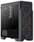Aerocool ORESATURN, Caja PC, 4 Ventiladores 12 FRGB, Rejilla Frontal, Negro