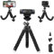 Flexible Webcam Stand and Cell Phone Tripod with Holder for Logitech and Nexigo Webcam, GoPro Camera and More.