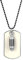Cupimatch Dog Tag Halskette Herren: Weiß Biker Edelstahl Militär Erkennungsmarke mit Patronen-Anhänger 70 cm Rock Punk Kugelkette Armee Stil Herrenschmuck für Freund Vater Sohn