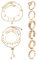 JFORYOU Anklets and Toe Ring Set for Women Girl Silver Rose Gold Chain Layered Anklets Toe Rings Ankle Bracelets Open Adjustable Toe Rings Beach Foot Jewelry