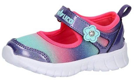Lico Curly V Lauflernschuhe, rosa/lila/türkis, 22 EU