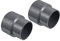 PATIKIL PVC Riduttore Tubo Raccordo 90x75mm, Dritto Giunto Adattatore Connettore, Grigio