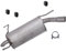 BESTPRICE Auspuff Schalldämpfer Set 1x Endschalldämpfer, mit Montagematerial Kompatibel mit OPEL CORSA C (X01), CORSA C (X01)