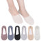 Bestomrogh 6 Pairs No Show Ice Silk Socks for Women, Non Slip Invisible Breathable Low Cut Liner Ankle Socks for Casual Loafers Sneakers Flats Boat Shoes