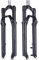 Forcella per Bicicletta 27.5/29inch Forcella Ammortizzata for Bici 1-1/8 Thread-Less Straight Steerer 80mm Travel Shoulder Control(27.5)