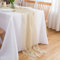 CHUQING Tischläufer Chiffon Tischläufer Hochzeit Tischdeko Tischband für Geburtstage,Kommunion,70 cm x 4m
