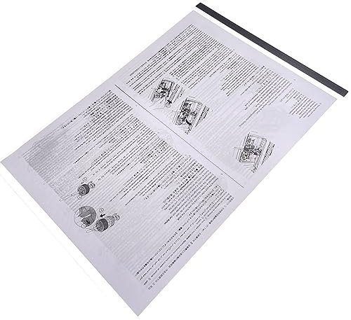 OKLILI 5 x Trägerblätter, kompatibel mit Plustek A4 Brief-Scanner Scan A3 B4 ungerade Größe, fadenscheinig, gefaltet, zerrissenes zerbrechliches Papier, Quittung, Zeitung, Magazin, Clipping