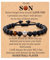 Cupimatch Armband für Teenager Basketball: Jungen Armband Perlenarmband aus Naturstein für Herren Sohn Enkel Trainer Geschenk mit Grußkarte zum Geburtstag Abschluss Weihnachten