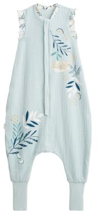 Petit Béguin - Turbulette d'été en Gaze de Coton avec Pieds Retroussables Iskia