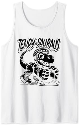 Tor T Rex Torhüter Maske - Tormann Eishockey Torwart Tank Top