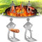 Support portable pour hot dog - En acier inoxydable - Pour barbecue, saucisses - Gadgets de barbecue pour fête d'anniversaire, camping en plein air pour homme (A)