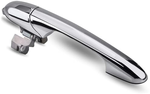 eSynic Left Door Handle Fits Fiat & Abarth 500 (2007-2015) Chrome Passenger Door Handle Car Exterior Vehicle Handle Replacement Accessories Fit for Left Outer Offside Door,OEM: 735592026