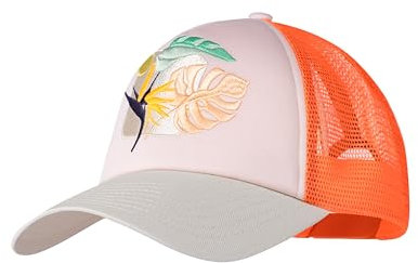 BUFF®| Kappe Trucker Männlich Weiblich Erwachsene Verstellbar, Komfortabel, Atmungsaktiv, Qualität, Modern, Outdoor, L/XL, Orange Myir