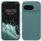kwmobile Custodia Compatibile con Google Pixel 9 Cover - Back Case per Smartphone in Silicone TPU - Protezione Gommata - artic night
