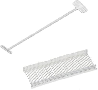 5000PCS Länge 50mm Etikettierpistole Heftfäden, Tags for Tagging Weiße Fäden Paddelfäden Für Etikettierpistole Fadenpistole Anhänger Schilder Etikettierung Von Kleidung Und Textil Karton Etiketten