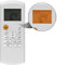 Uso del Control Remoto for el Controlador de Aire Acondicionado Airfel Htw R57B1/BGE RIENT RG57B1 RG57B/BGE RG57B2 RG57D/BGE(with Backlight)