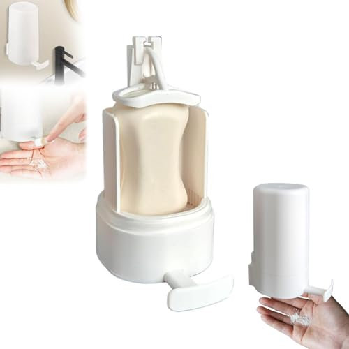 Soap Grinder for Bar Soap, Waterproof No Drilling Wall-Mounted Bar Soap Dispenser, Leakproof Bar Soap Grinder for Hand Washing, Keep Soap Rack Clean, Dry
