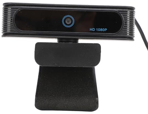1080P HD Webcam with 120-Degree Wide Angle Lens, USB Camera for WINDOWS 10 11, Facial Recognition, 30FPS Video Streaming