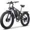 Kojesen E·Bycco Electric Bike for Adults, 26 Fat Tire Dual Motors Full Suspension Mountain Ebike with 52V 23Ah Battery, 140KM Max Range, Hydraulic Disc Brake Electric Bicycle