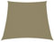 Article - Voile d'ombrage en tissu Oxford Trapèze 3/4 x 3 m Beige, pelouse et jardin, extérieur pour la vie en plein air, parasols et parasols