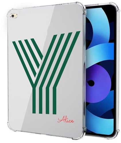 FortiCase Custodia Personalizzata per iPad Air 2,Custodia in TPU Flessibile Silicone Ultra Sottile,Angoli Rinforzati,con la Tua Foto,Immagine o Scritta Cover-TU5