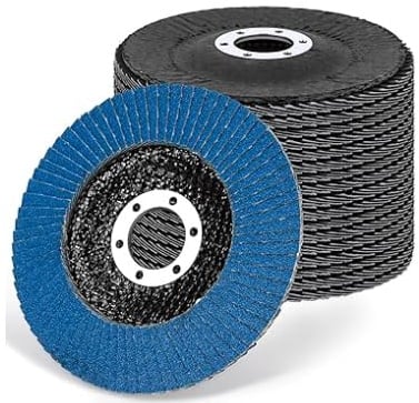 9 Stück Schruppscheiben 125mm Lamellenscheiben Körnung 60/80/120 für Winkelschleifer & Poliermaschinen