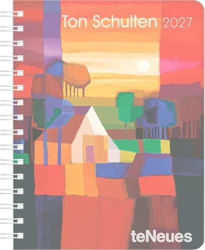 Ton Schulten Diary 2027: Buchkalender 17x22 cm - Wochenplaner mit Meisterwerken von Schulten, Schutzcover, internationalen Feiertagen & preforierten Notizzetteln für Kunstliebhaber | Buchkalender 17x22 cm - Wochenplaner mit Kunstwerken von Schulten, Schutzcover, Feiertagen & Notizzetteln für Kunstliebhaber