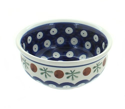 Blue Rose Polish Pottery Nature Small Bowl