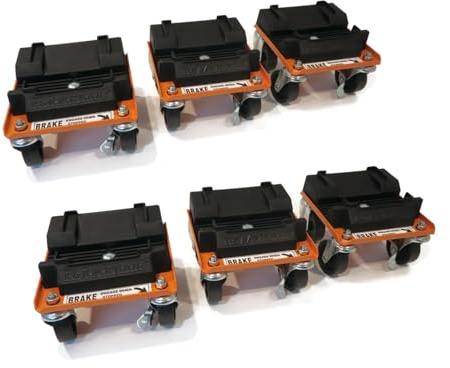 The ROP Shop (2) New Snow Plow ROL-A-Blades Casters Dollies (Set of 6) for Buyers SAM 1310410