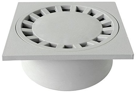 FIRST PLAST CHPP20G Tapa Sifonato de Polipropileno, Gris, 200x200 mm