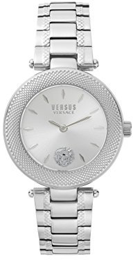 Versus by Versace Damen Analog Quarz Uhr mit Edelstahl Armband VSP712018