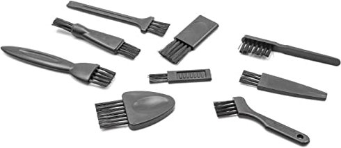 vhbw 9X Reinigungsbürste für Elektrorasierer, Bartschneider, Barttrimmer, Haarschneider, Trimmer, Epilierer z.B. kompatibel mit Braun, Philips, AEG