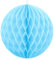 Wabenball 10cm, 20cm oder 30cm viele Farben Honeycomb Wabenbälle aus Seidenpapier (Hellblau, 20cm)