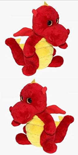 Drache rot Kuscheltier Plüschtier Stofftier ca 19 cm, 1 Stück