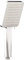 aquaSu® Handbrause Macula mit 6 Strahlarten | eckig | chrom-weiß | 10 x 11,5 cm Sprayplatte | Strahlarten-Umstellung per Knopf | Antikalk-Noppen | Standard-Gewinde in 1/2 | 72214 8
