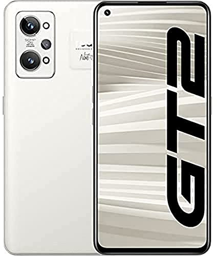 realme GT 2 5G Smartphone ohne Vertrag, 120Hz AMOLED, Snapdragon 888 5G, Starker 5000-mAh-Akku, 65 W SuperDart-Aufladung, X-Achsen Linearmotor, Dual SIM, 8+128 GB, Papierweiß