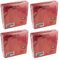 Ikea FANTASTISK 104.025.01 Papierservietten, 3-lagig, dunkelrot/burgunderrot, 40 x 40 cm, 200 Stück (4 x 50)