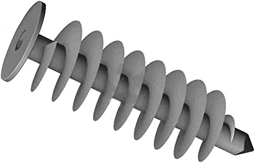 Lot de 10 chevilles de fixation pour isolation thermique en polystyrène Gris 24 mm x 85 mm