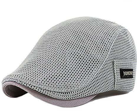 Herren Schiebermütze Retro Schirmmützen Barett Cap,Newsboy Sportmütze Flatcap Beret Baskenmütze, Flatmütze Einstellbare Cabbie Gatsby Cap