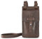 Cas8 Handytasche zum Umhängen Ruby, Handyhülle und Tasche in einem, hochwertiges Leder, Umhängetasche passend für Smartphone Modelle bis 16,5x8,5x1,0cm, Brown