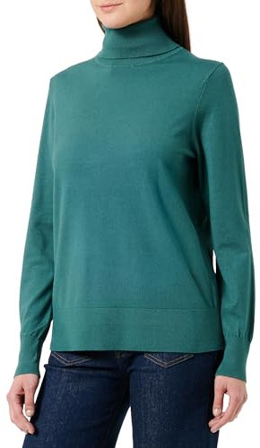 s.Oliver Damen Pullover Langarm Blue Green 38