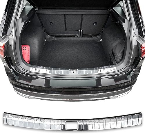 Ladekantenschutz Edelstahl CHROM kompatibel für VW Tiguan II | BJ ab 2016> | premium Qualität von RECAMBO