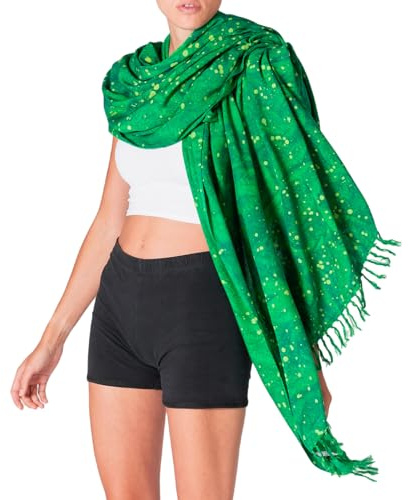 PANASIAM Scarf Starlit, green, L