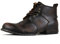 COWSDELLA Oscure Marrone antico Uomo Marrone chiaro Stivali Chukka Allacciati Moto Casual Pelle Abito Stivaletto per Uomo Moda 6015-1-Oscure Marrone antico-10-R