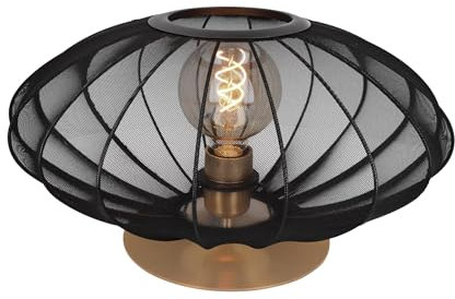 LUCIDE CORINA - Tischlampe - Ø 40 cm - 1xE27 - Schwarz