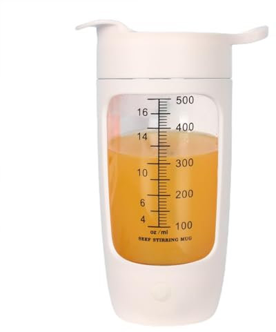 Vbnuyhim Shaker électrique | Bouteille mélangeur de sécurité à haute vitesse pour protéines | Gobelet shaker portable multifonction rechargeable par USB avec capacité de 600 ml pour protéines