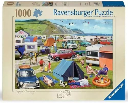 Ravensburger Leisure Days No. 5 Camping & Caravanning 1000 Piece Jigsaw Puzzles for Adults and Kids Age 12 Years Up