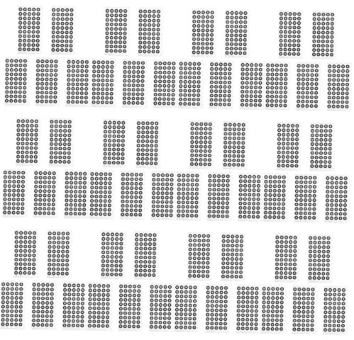 VILLFUL 12 Sets Praktischer 3d-scanner Reflektierender Filmmarker 3d-scan-referenzpunkt Hervorragendes Reflexionsvermögen Und Haltbarkeit 5 Blätter * 12