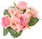 BIUDECO Eleganter Blumenkerzenkranz Für Hochzeit Valentinstag Künstliche Blumen Girlanden Kerzendekor
